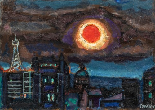 Soleil rouge sur Paris